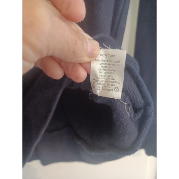 J. Crew elephant navy/metallic gold sweatshirt womens XXS graphic pullover top - Picture 6 of 9